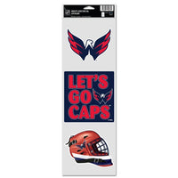 Wholesale-Washington Capitals Fan Decals 3.75" x 12"