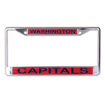 Wholesale-Washington Capitals GLITTER Lic Plt Frame S/L Printed