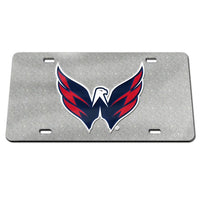 Wholesale-Washington Capitals GLITTER Specialty Acrylic License Plate