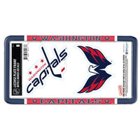 Wholesale-Washington Capitals License Plate Thin Frame - Plastic w/Decal