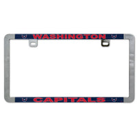 Wholesale-Washington Capitals Metal Lic. Plate Frame Slim