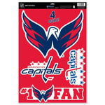 Wholesale-Washington Capitals Multi-Use Decal 11" x 17"