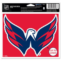 Wholesale-Washington Capitals Multi-Use Decal - cut to logo 5" x 6"