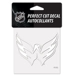 Wholesale-Washington Capitals Perfect Cut White Decal 4" x 4"