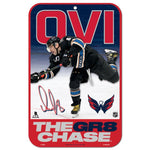 Wholesale-Washington Capitals Plastic Sign 11" x 17" Alex Ovechkin