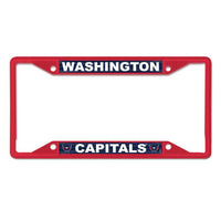 Wholesale-Washington Capitals RED Lic Plt Frame S/S