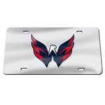 Wholesale-Washington Capitals SILVER Specialty Acrylic License Plate