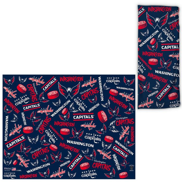 Wholesale-Washington Capitals Scatter Print Fan Wraps