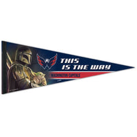 Wholesale-Washington Capitals / Star Wars Mandalorian Premium Pennant 12" x 30"