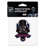 Wholesale-Washington Capitals / Star Wars Star Wars Perfect Cut Color Decal 4" x 4"