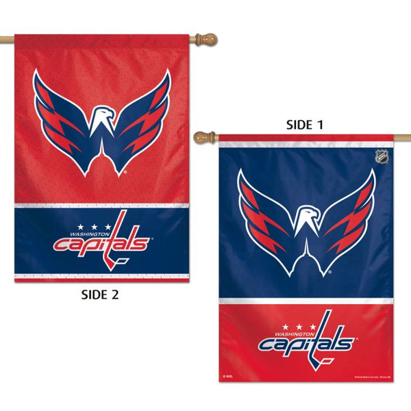 Wholesale-Washington Capitals Vertical Flag 2 Sided 28" x 40"