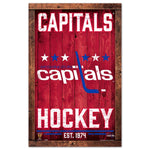 Wholesale-Washington Capitals Wood Sign 11" x 17" 1/4" thick