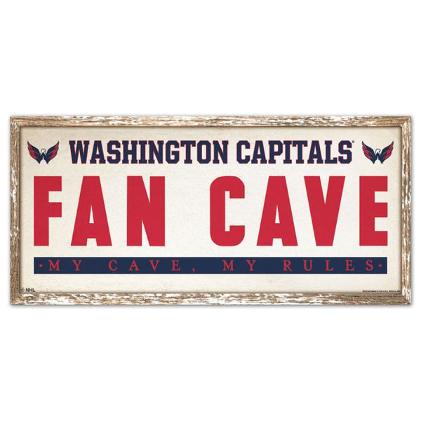 Wholesale-Washington Capitals Wood Sign 8" x 17"