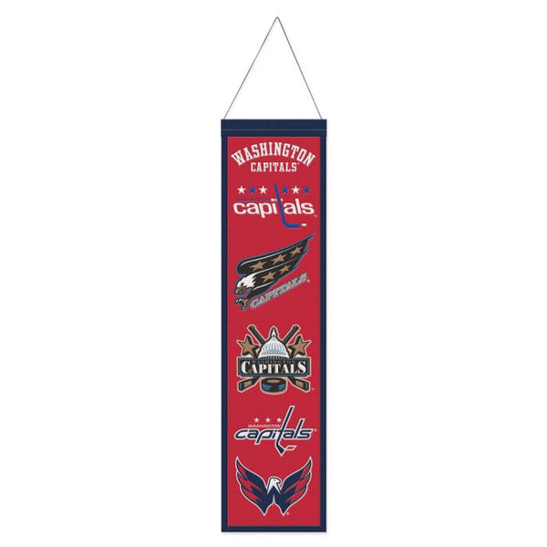 Wholesale-Washington Capitals Wool Banner 8" x 32"