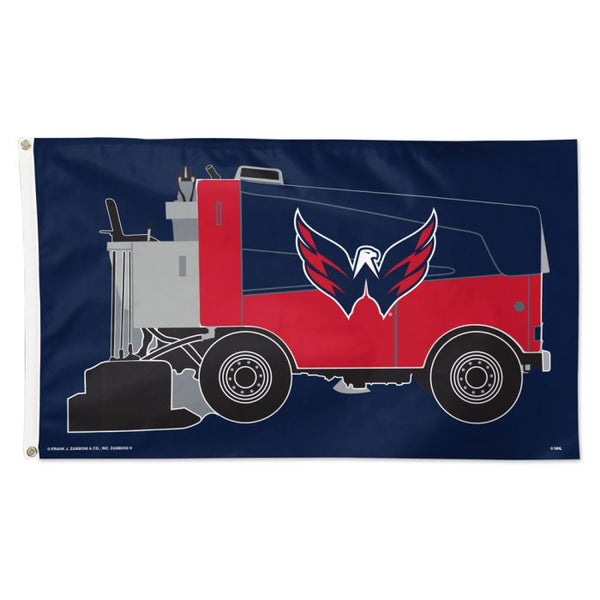 Wholesale-Washington Capitals Zamboni NHL zamboni Flag - Deluxe 3' X 5'