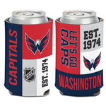 Wholesale-Washington Capitals color block Can Cooler 12 oz.