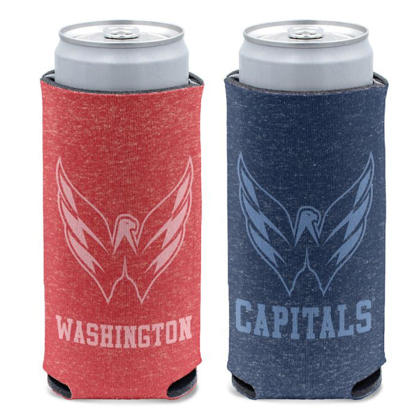 Wholesale-Washington Capitals colored heather 12 oz Slim Can Cooler