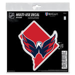 Wholesale-Washington Capitals state shape All Surface Decal 6" x 6"