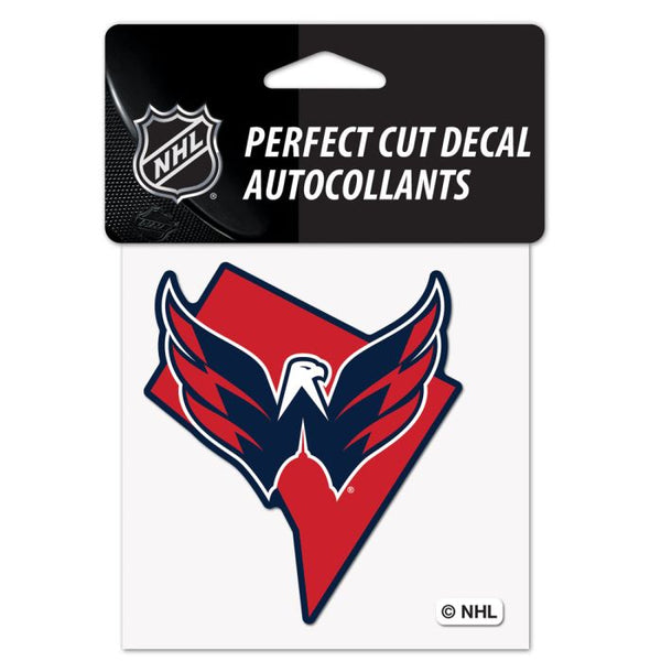 Wholesale-Washington Capitals state shape Perfect Cut Color Decal 4" x 4"