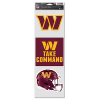 Wholesale-Washington Commanders Fan Decals 3.75" x 12"