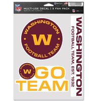 Wholesale-Washington Commanders Multi Use 3 Fan Pack