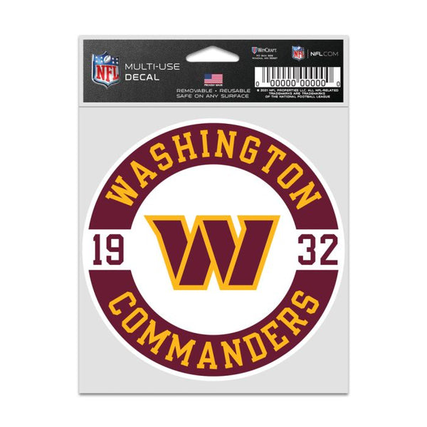 Wholesale-Washington Commanders Patch Fan Decals 3.75" x 5"