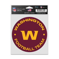 Wholesale-Washington Commanders logo Fan Decals 3.75" x 5"