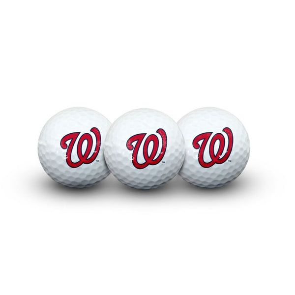 Wholesale-Washington Nationals 3 Golf Balls In Clamshell