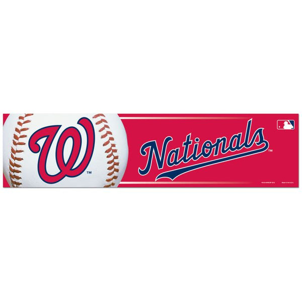 Wholesale-Washington Nationals Bumper Strip 3" x 12"