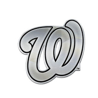 Wholesale-Washington Nationals Chrome Free Form Auto Emblem