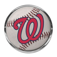 Wholesale-Washington Nationals Chrome Metal Domed Emblem