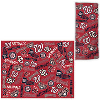 Wholesale-Washington Nationals / Cooperstown Scatter Print Fan Wraps