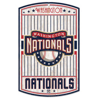 Wholesale-Washington Nationals Cooperstown Wood Sign 11" x 17" 1/4" thick