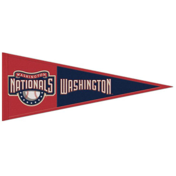 Wholesale-Washington Nationals / Cooperstown Wool Pennant 13" x 32"