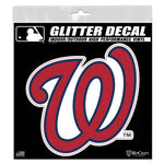 Wholesale-Washington Nationals Decal Glitter 6" x 6"