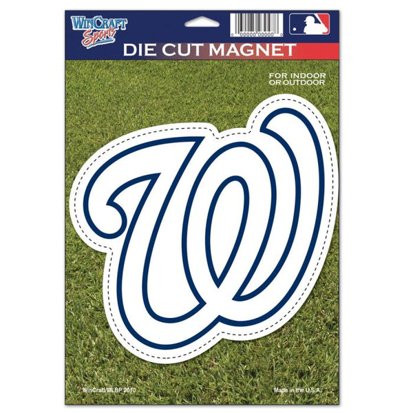 Wholesale-Washington Nationals Die Cut Logo Magnet 6.25" x 9"