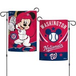 Wholesale-Washington Nationals / Disney Mickey Mouse Garden Flags 2 sided 12.5" x 18"