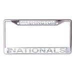 Wholesale-Washington Nationals FROST Lic Plt Frame S/L Printed