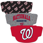 Wholesale-Washington Nationals Fan Mask Face Cover 3 Pack