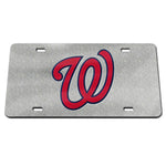 Wholesale-Washington Nationals GLITTER Specialty Acrylic License Plate