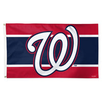 Wholesale-Washington Nationals H STRIPE Flag - Deluxe 3' X 5'