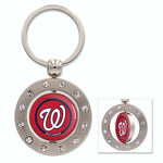 Wholesale-Washington Nationals Keychain w/Bling Spinner