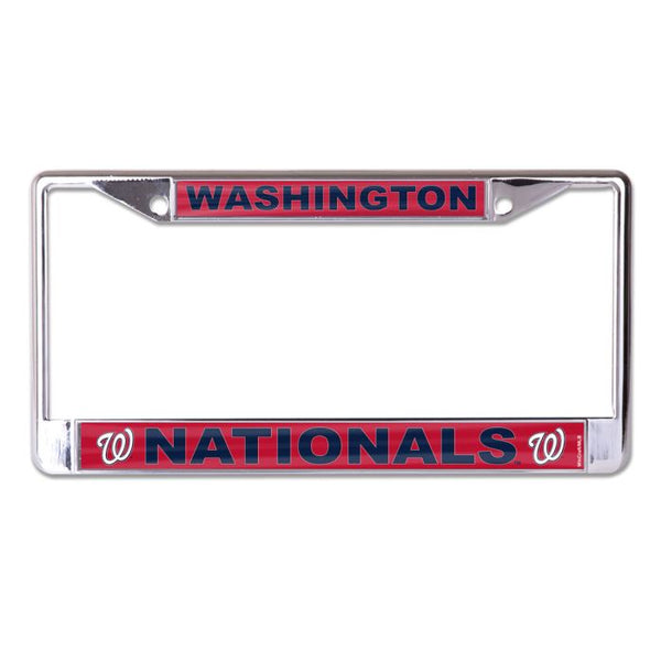 Wholesale-Washington Nationals Lic Plt Frame S/L Printed