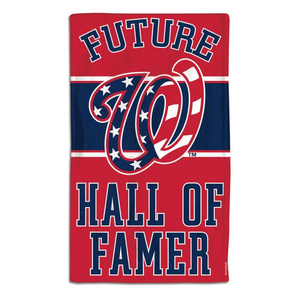 Wholesale-Washington Nationals / Littlest Fan MLB FUTURE HALL OF FAMER Burp Cloth 10" x 17"