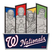 Wholesale-Washington Nationals / Marvel (c) 2021 MARVEL Collector Pin Jewelry Card