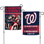 Wholesale-Washington Nationals / Marvel (c) 2021 MARVEL Garden Flags 2 sided 12.5" x 18"