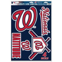 Wholesale-Washington Nationals Multi-Use Decal 11" x 17"