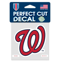 Wholesale-Washington Nationals Perfect Cut Color Decal 4" x 4"