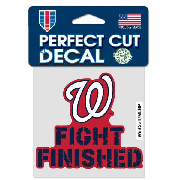 Wholesale-Washington Nationals Perfect Cut Color Decal 4" x 4"