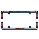 Wholesale-Washington Nationals SLOGAN Lic Plate Frame Full Color